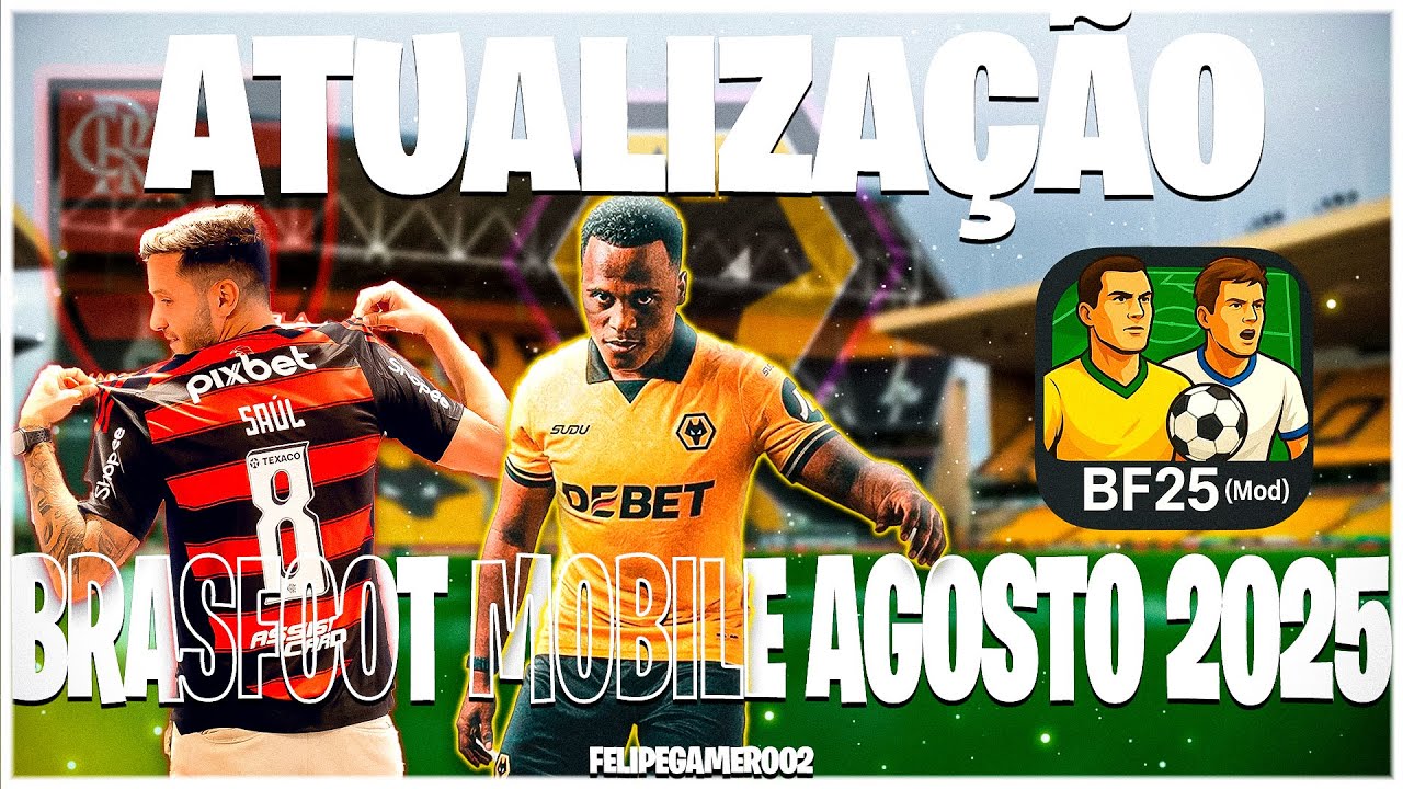 SAIUU!! BRASFOOT MOBILE AGOSTO 2025 ATUALIZADO | TRANSFERENCIAS DE JOGADORES - PARTE 1