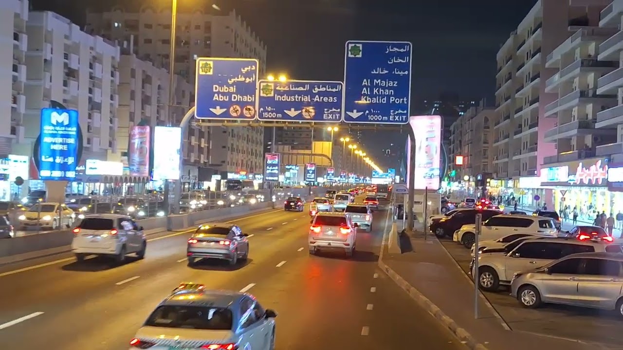 Sharjah to Dubai city #travel #emiratescity #beautiful #travel 