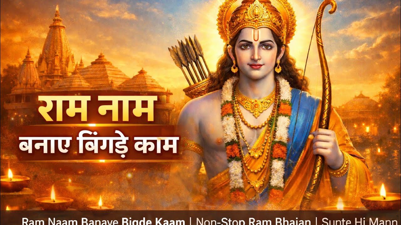 Ram Naam Banaye Bigde Kaam | Non-Stop Ram Bhajan | Sunte Hi Mann Ko Sukoon #bhajan 