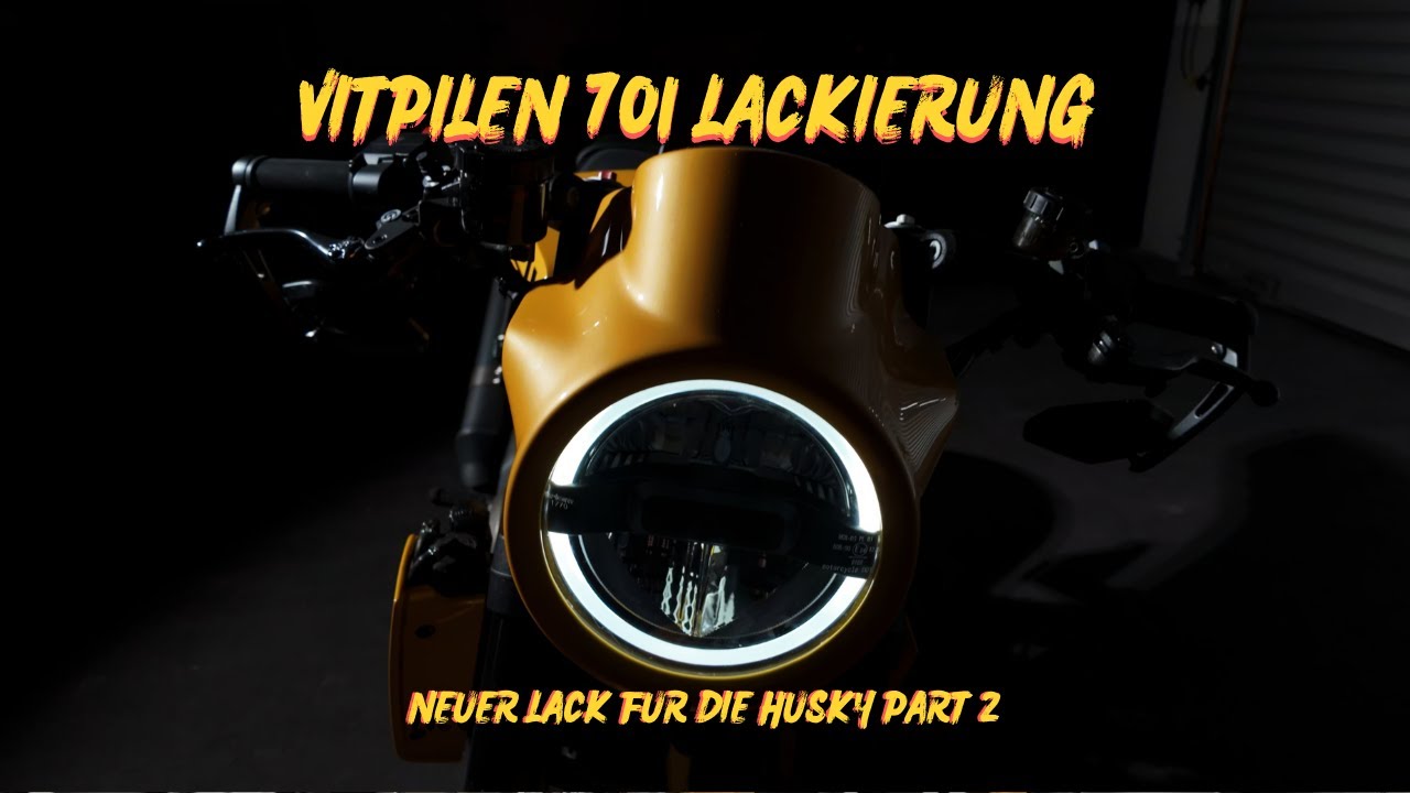 Vitpilen 701 modern Cafe Racer - Neuer Lack für die HUSKY - Lackierung PART 2