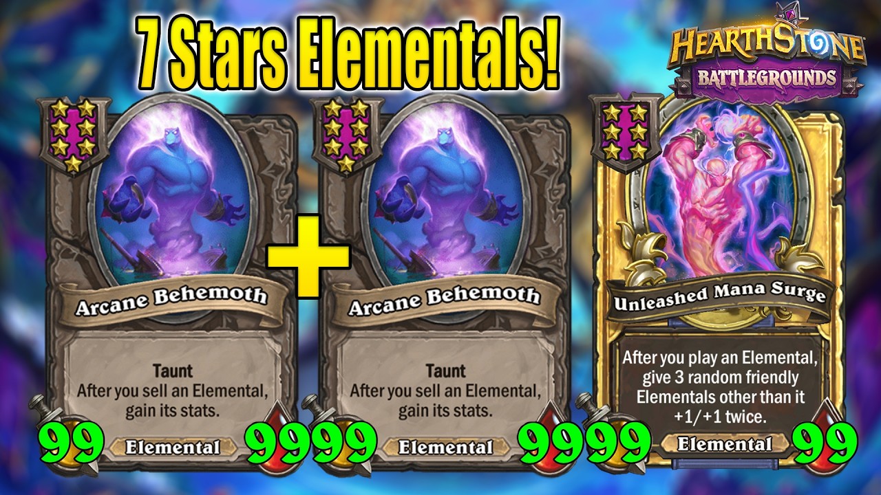 Double Tier 7 Elementals Are Very Strong To Play At BG | Christian Hearthstone Battlegrounds