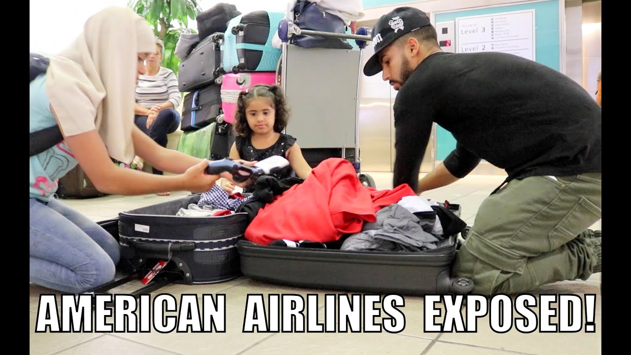 AMERICAN AIRLINES EXPOSED!! (BROKE MY LUGGAGE)