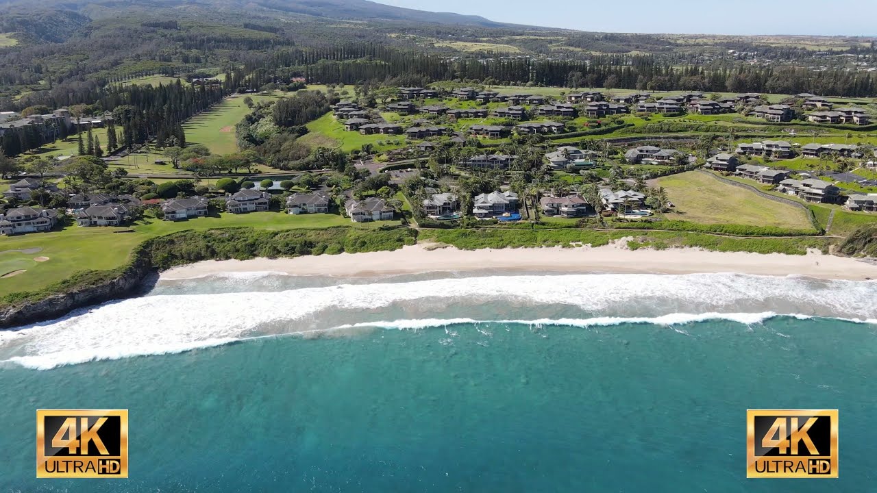 4K Drone: Oneloa (Ironwoods) Beach - Maui, Hawaii - Mavic Air 2