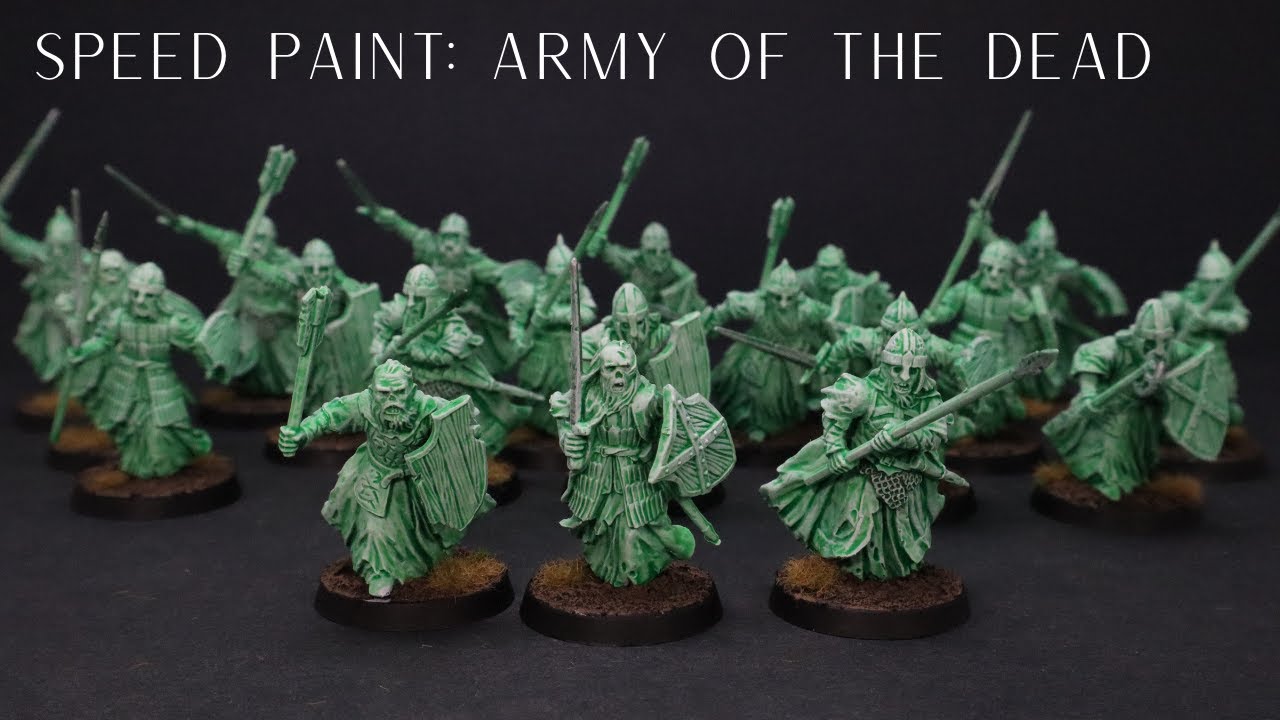 Speed Paint: Army of Dead MESBG