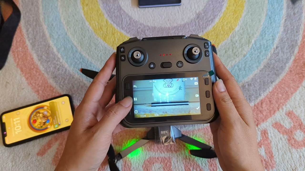 How to use L600-1 Pro drone ការប្រើតេឡេបញ្ជាដ្រូន L600-1 Pro with Screen remote control