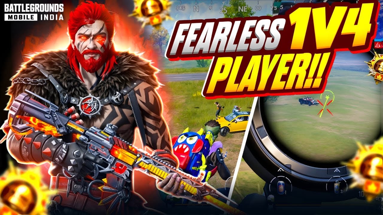 🤯Fearless 1vs4 Clutches | Solo vs Squad 🥵 | 5Finger Player | Bgmi 