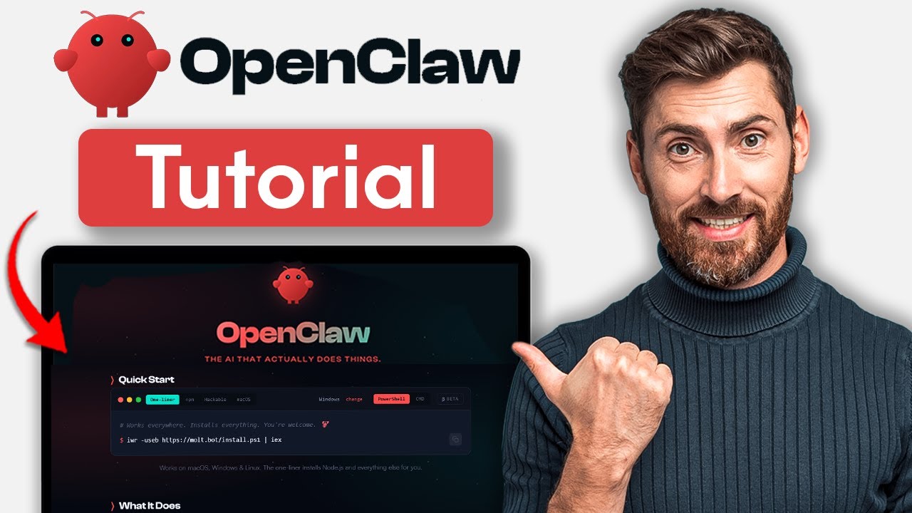 OpenClaw Tutorial For Beginners (2026) | How to Use OpenClaw