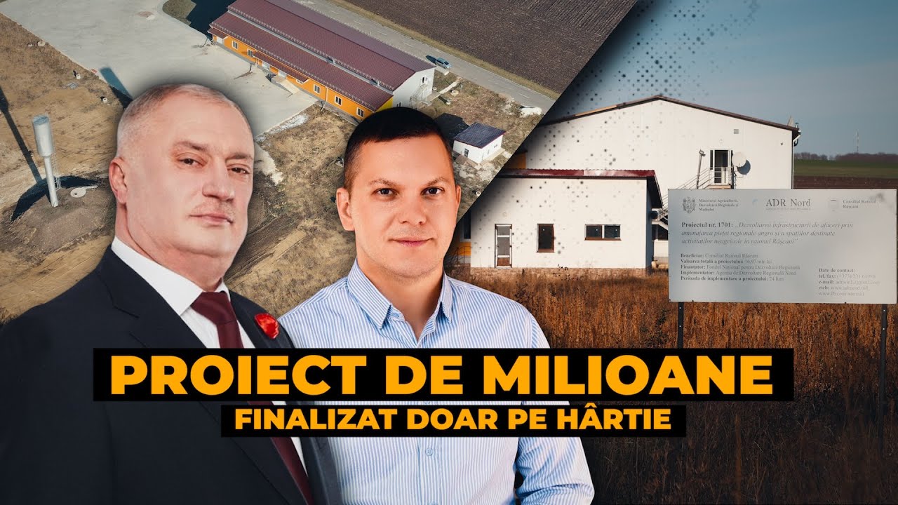 Proiect de milioane în orașul Rîșcani, finalizat doar pe hârtie | zdg.md