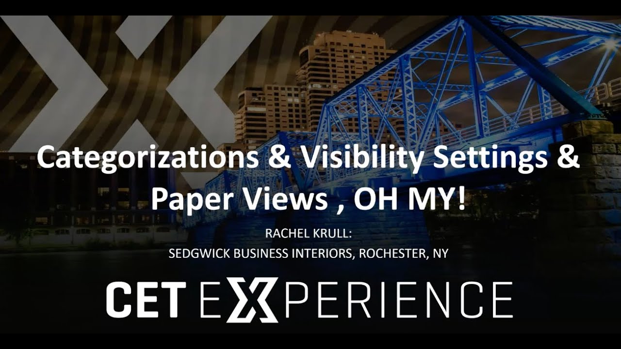 Rachel Krull - Categorization, Visibility Settings & Paper Views, OH MY! | CET Experience 2024