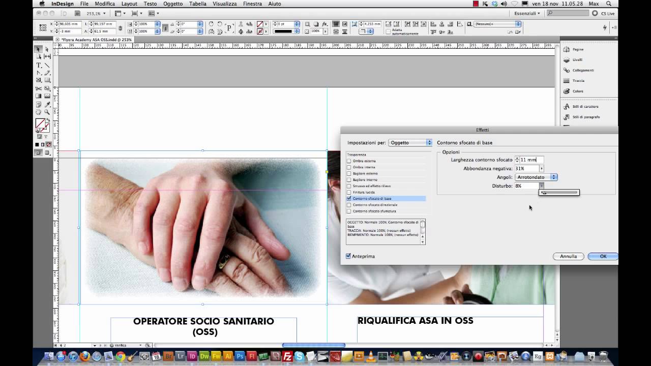 InDesign CS5 - Immagini dai bordi sfumati