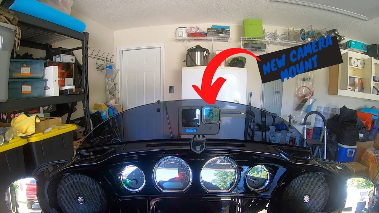 Ciro Fairing Ball mount and action camera adapter install