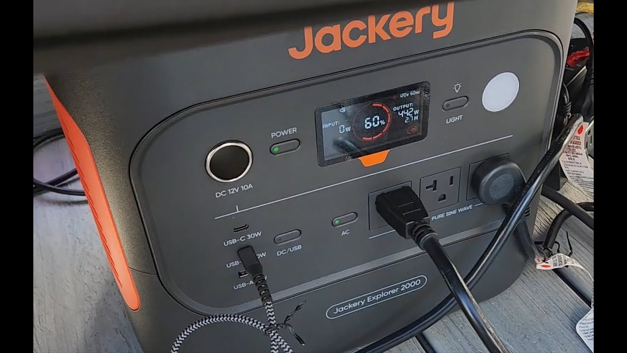 Jackery 2000 v2 powers a Dj's FULL rig...3 Tops & 2 Subs