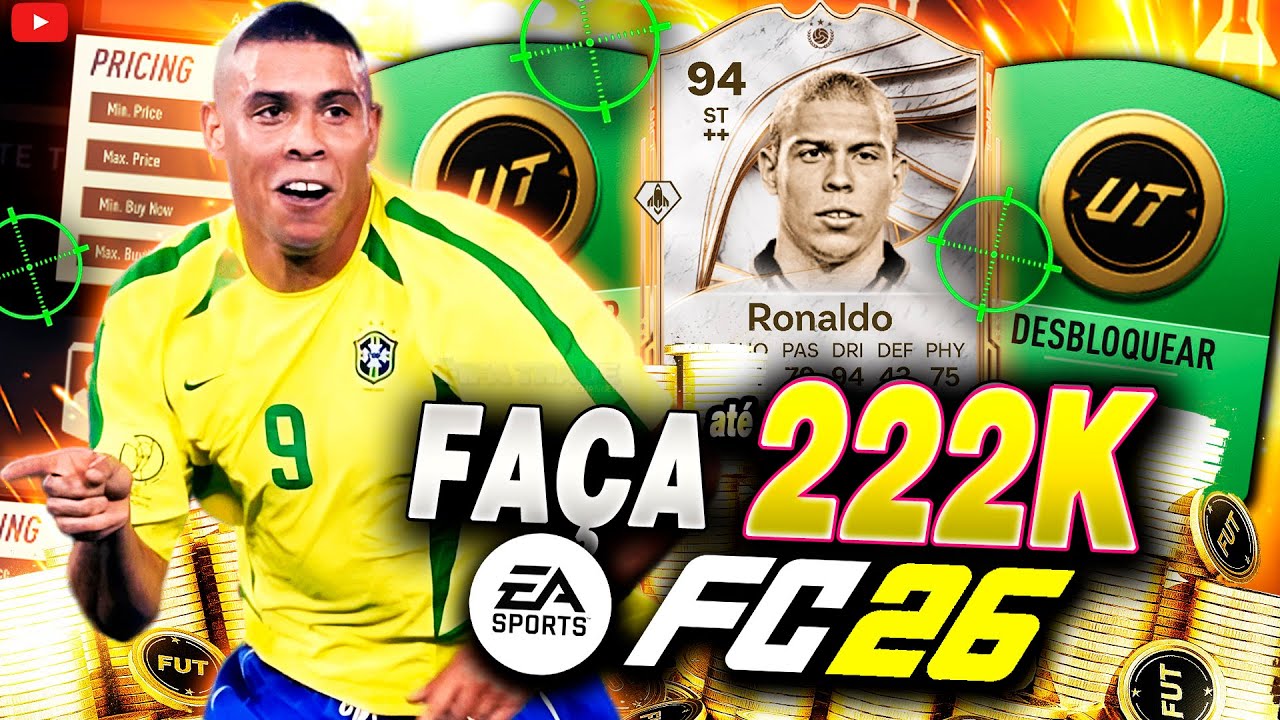 FC 26 - COMO FAZER at&eacute; 222K em 30 MINUTOS DICA DE TRADE iniciante Ultimate Team | FIFA TRADE CHANNEL