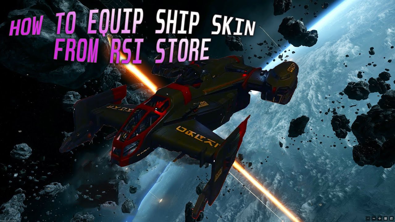 How To Find and Equip Ship Paint From RSI Store In Star Citizen