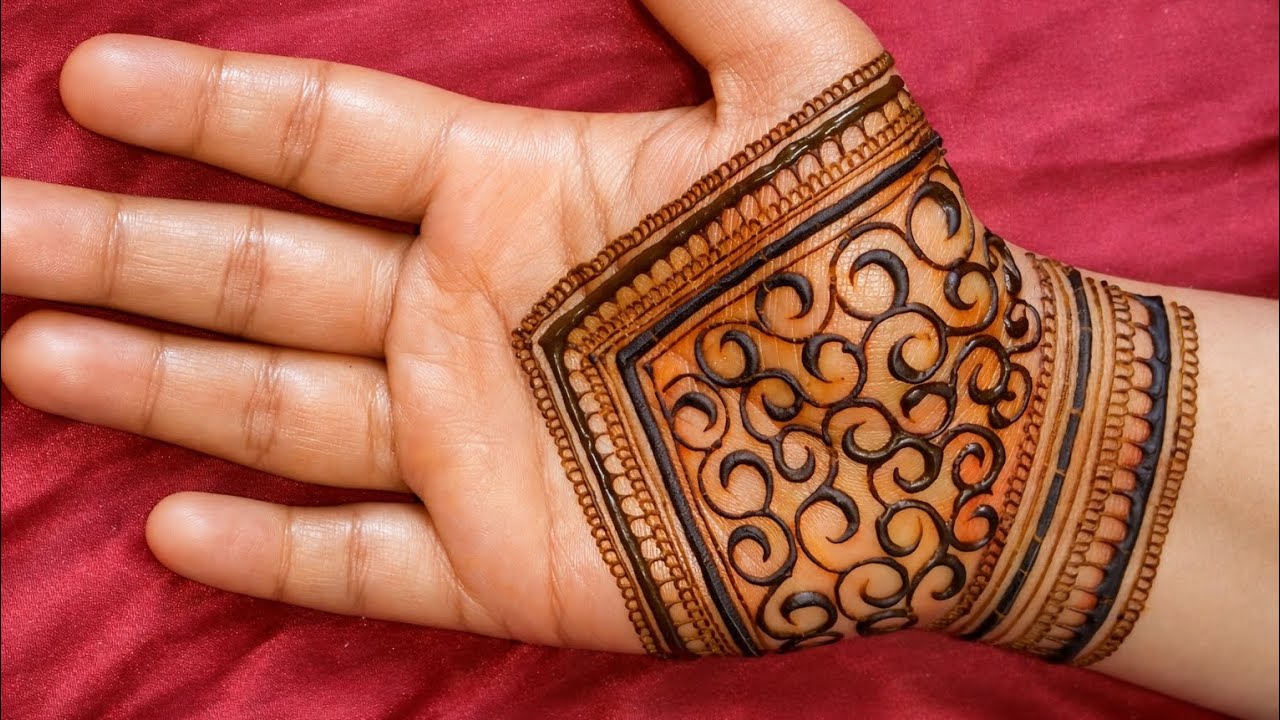 New Stylish mehndi design|latest Simple Mehndidesign|hennadesign|mehndi tutorial|mehndi ka design 