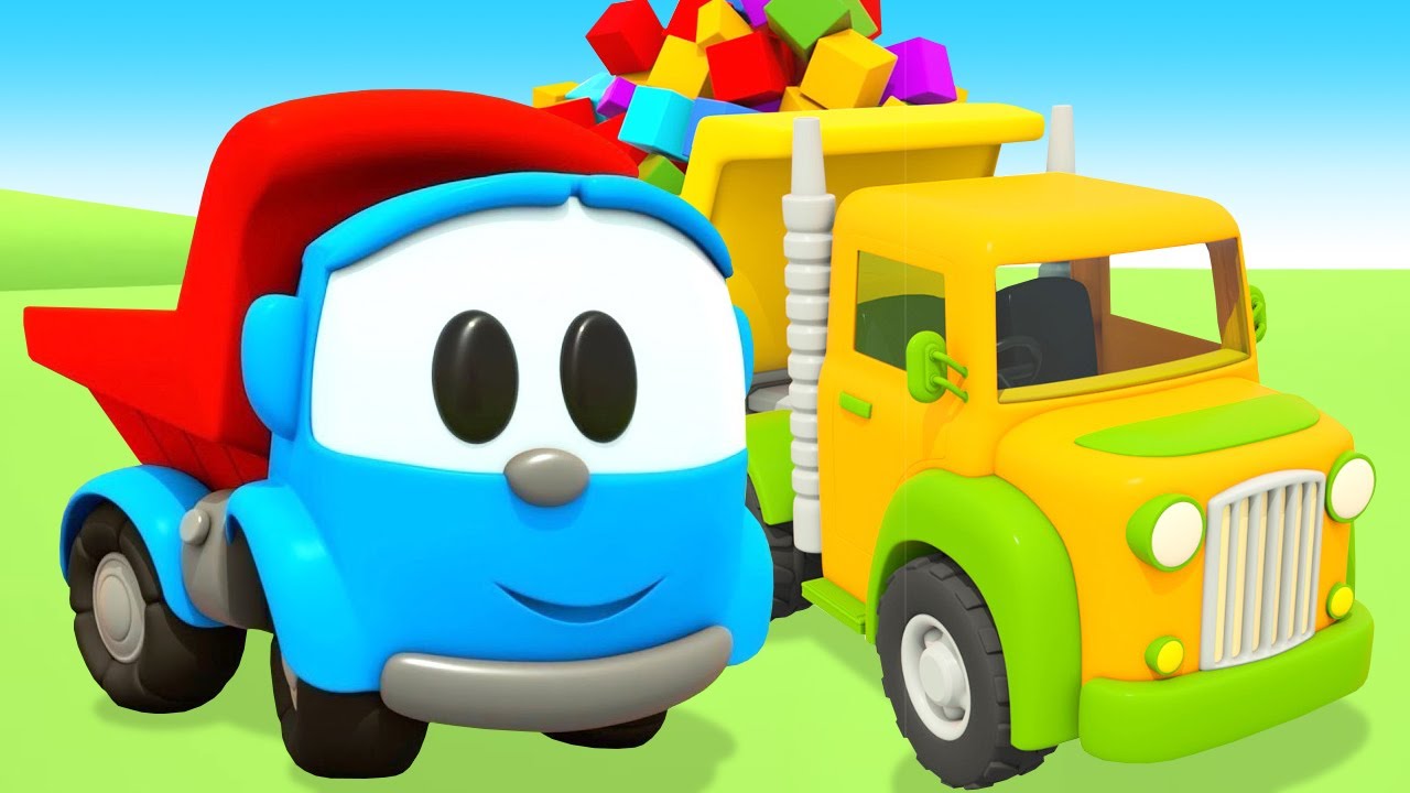 Leo baut einen gro&szlig;en Laster. Zeichentrickfilm f&uuml;r Kinder | Leo der Lastwagen