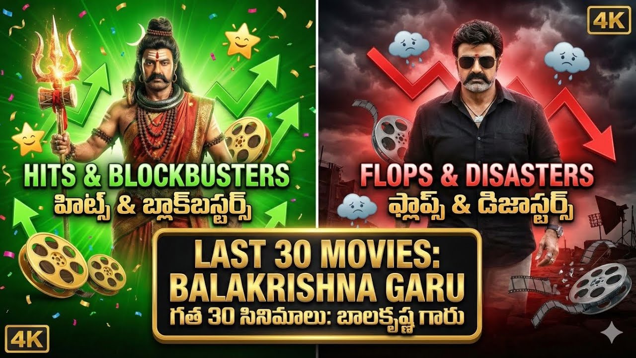Nandamuri Balakrishna: A Journey Through His Last 30Films #Balakrishna#NBK#Balayya#Tollywood#Mass