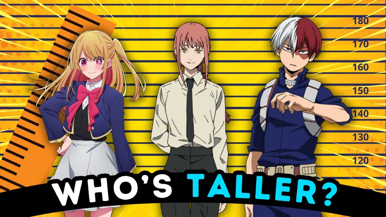 📏Сможете ли вы угадать 50%? | Кто выше? 🤔🔍 | Height Challenge | ANIME QUIZ