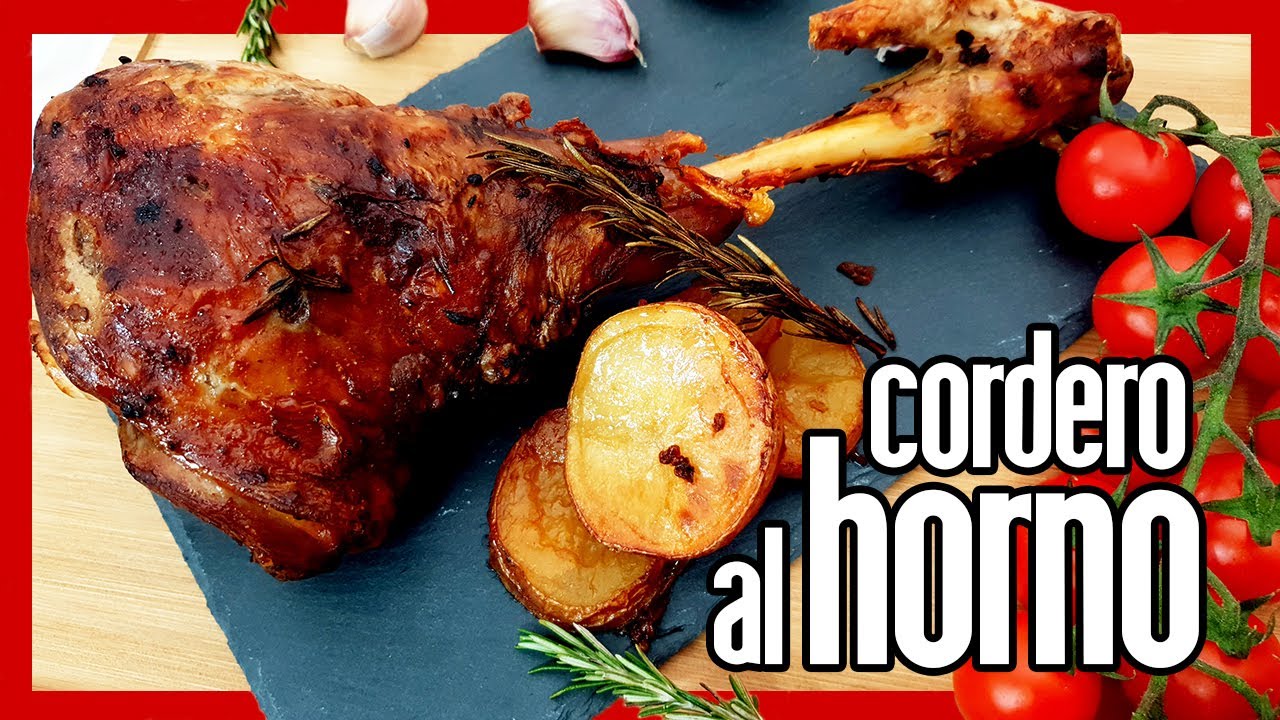 😋 CORDERO AL HORNO ► C&oacute;mo Hacer Pierna de Cordero Asada