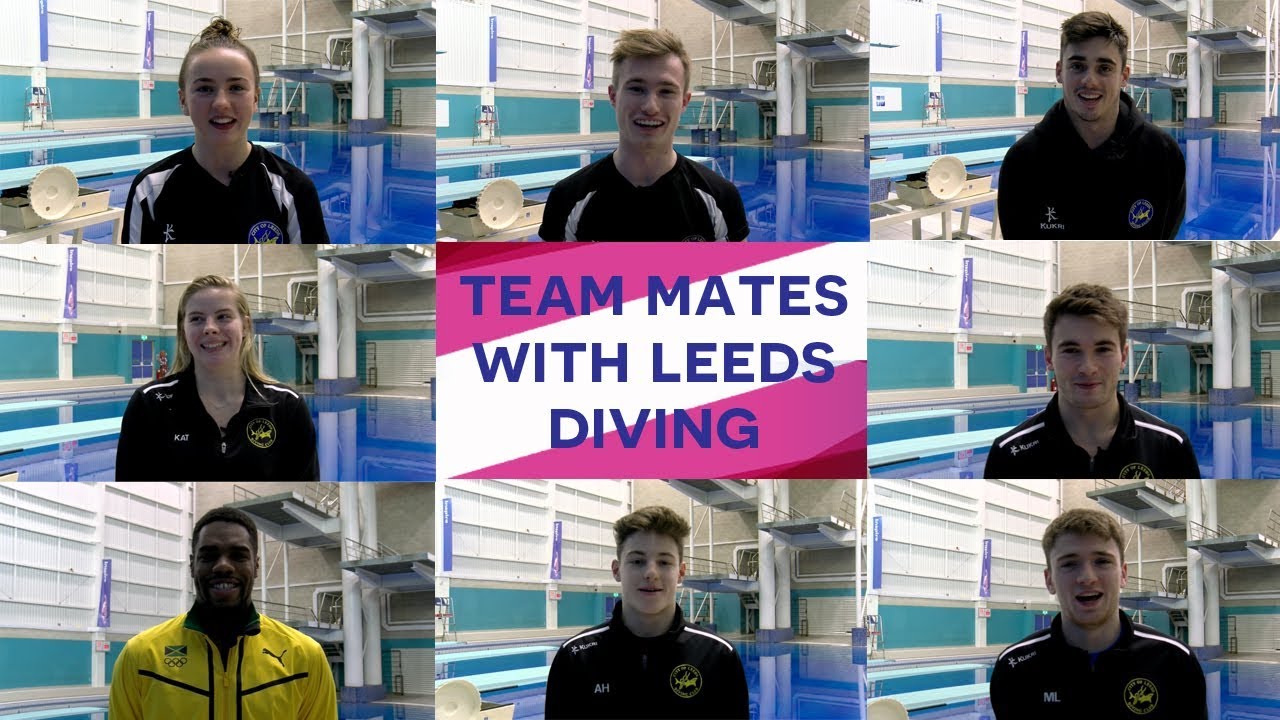 Teammates with Leeds Diving