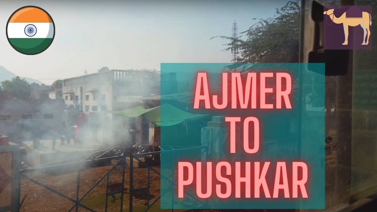 60 FPS Ajmer To Pushkar Bus Ride - Pushkar Tour
