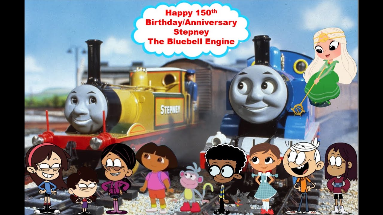 Thomas & His Special Friends wishing Stepney The Bluebell Engine a Happy 150th Birthday/Anniversary