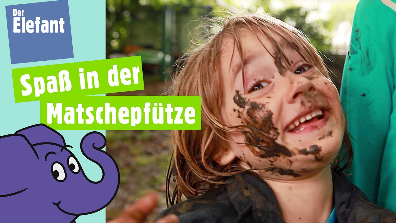 Was kann man bei Regen machen? In der Matschepfütze hüpfen | Der Elefant | WDR