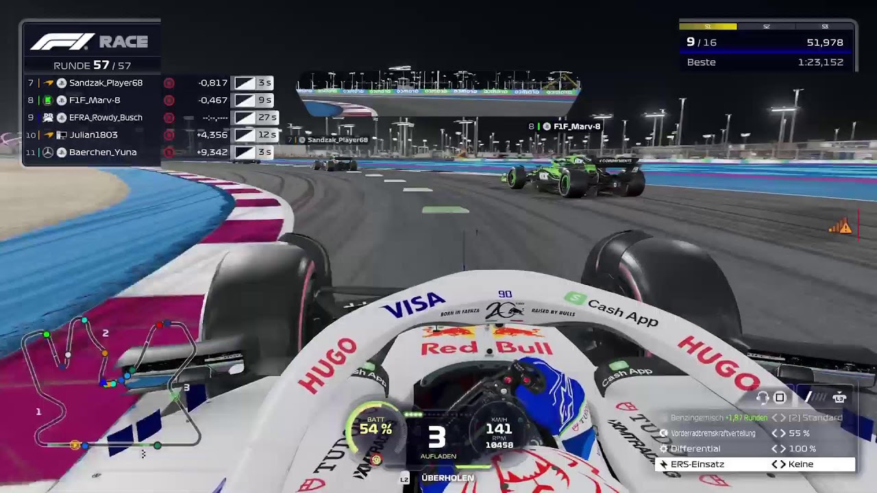 EFRA Friday League 100% Saisonrennen 18 Lusail International Circuit (Katar)🇶🇦