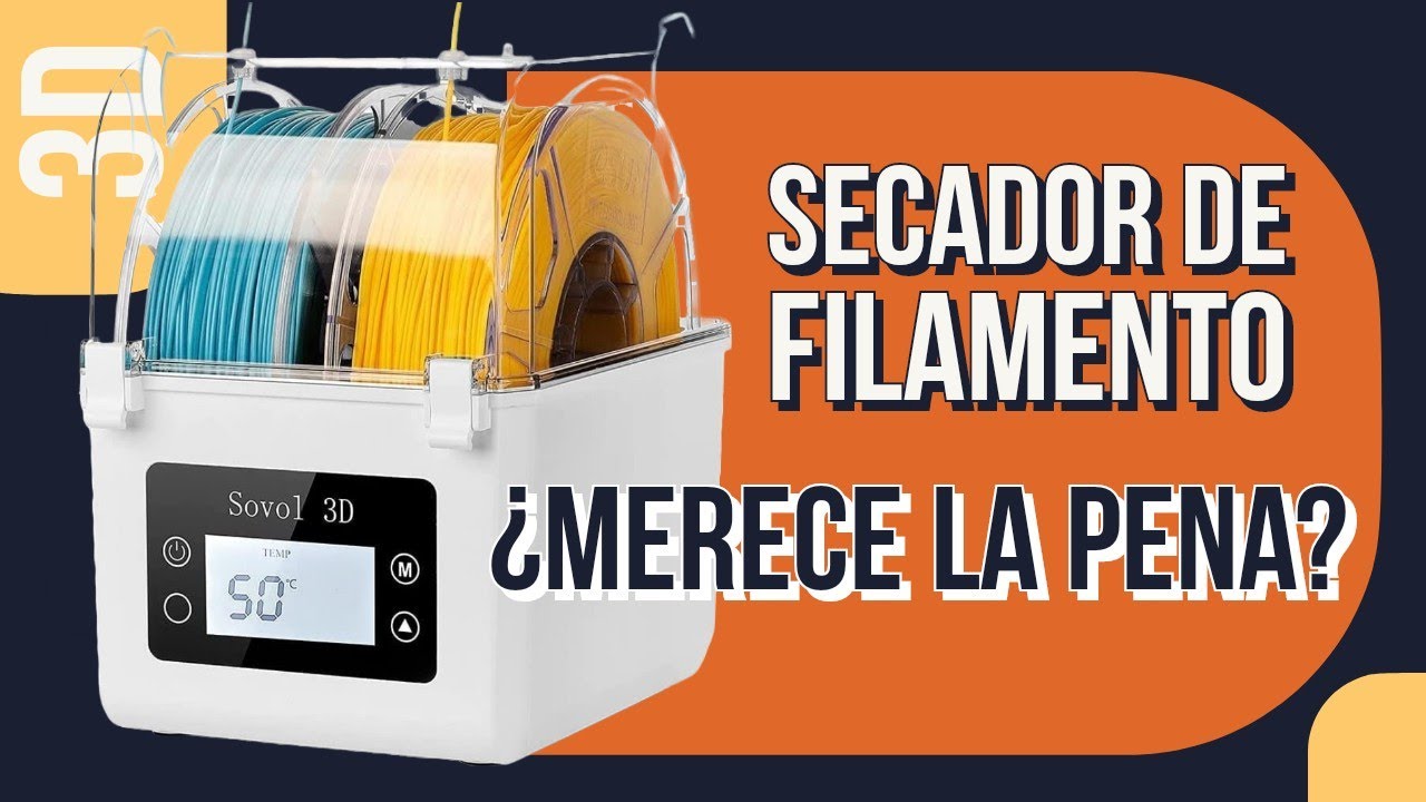 SECADOR DE FILAMENTO ¿MERECE LA PENA? #3d #impresoras3d