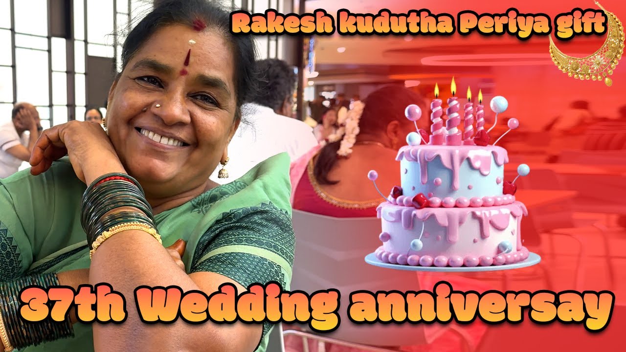 Our 37th wedding anniversary| @Mrrockyy Kudutha Periya gift 🤯