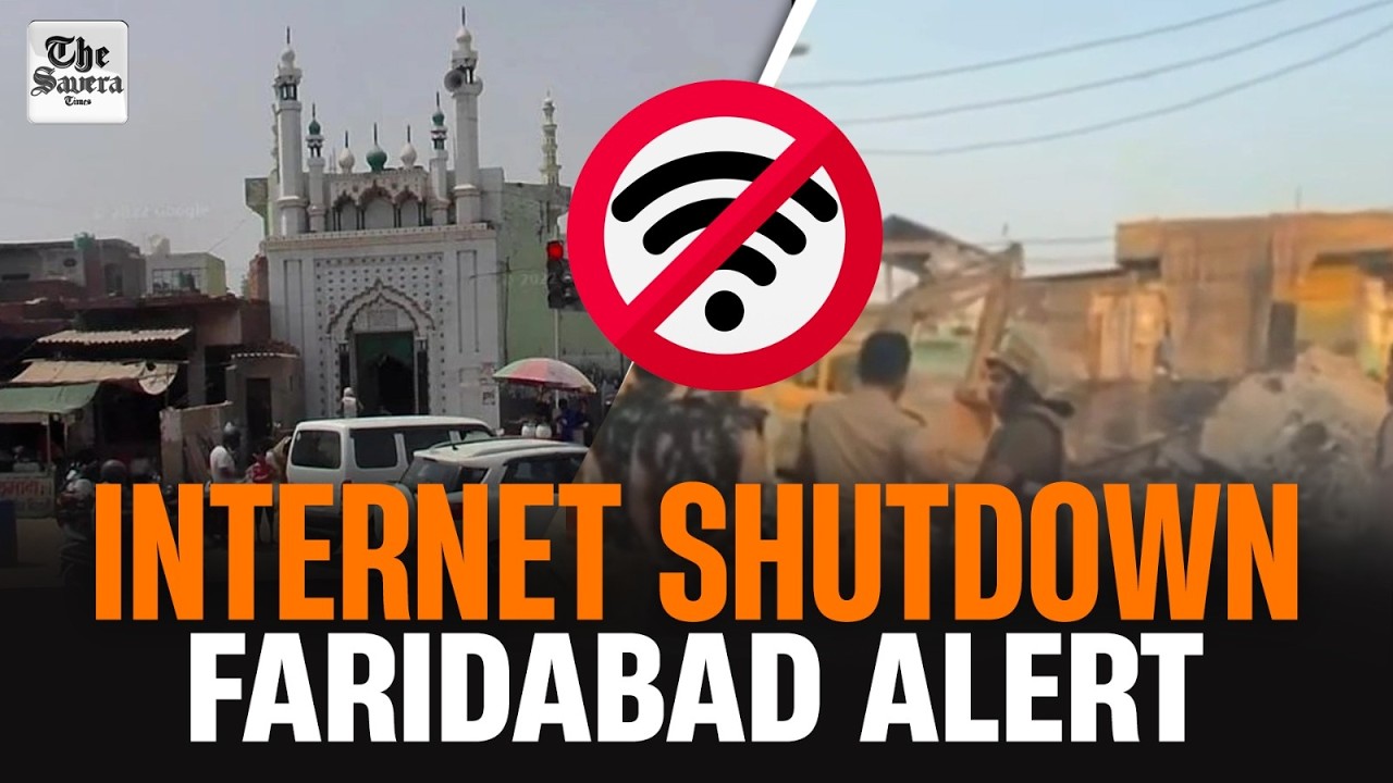 Live | Faridabad Internet Shutdown: Haryana Bans Mobile Data Ahead of Demolition Drive