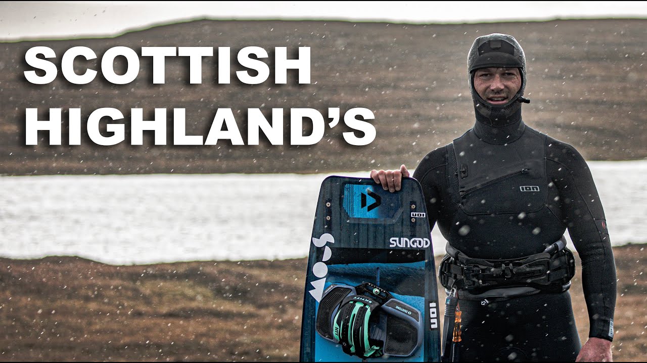 KITEBOARDING A RAINBOW LAKE - SCOTLAND Ep.5
