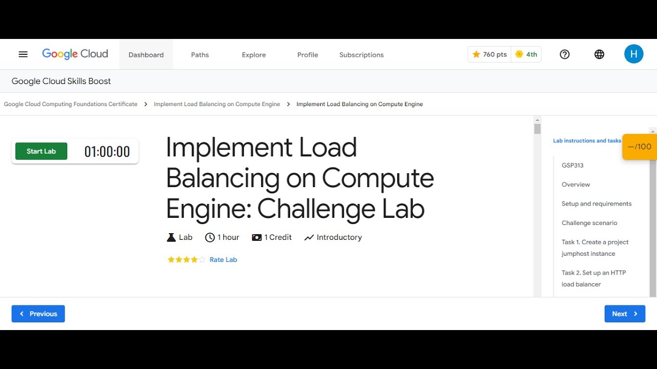 Implement Load Balancing on Compute Engine: Challenge Lab - Cloud Computing - H566A - 2024
