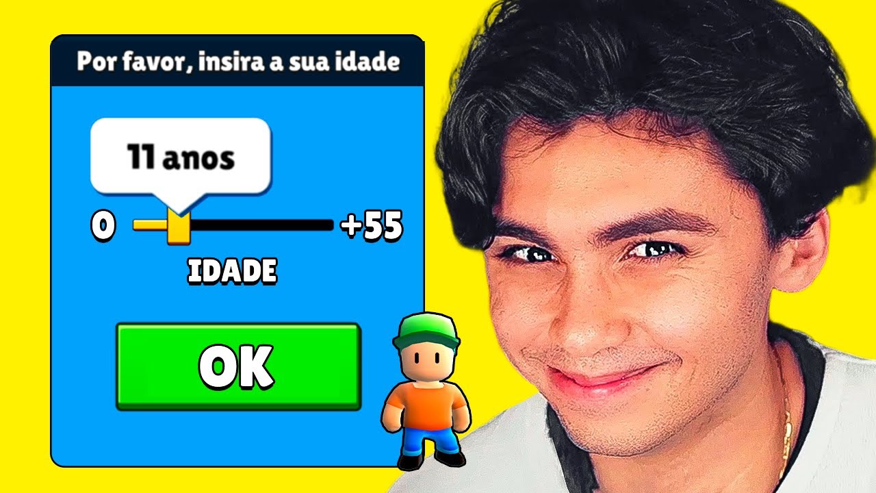 Quando você Mente sua Idade no Stumble Guys