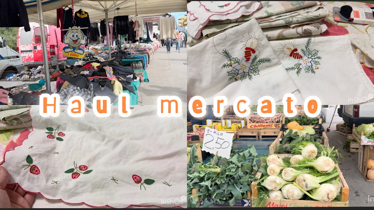 🍃✨HAUL MERCATO in Sicilia 🛍️👒