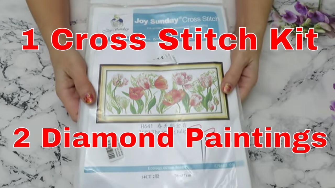 Newhomy Huge Haul Part 5. Diamond Painting, Cross Stitch Kit