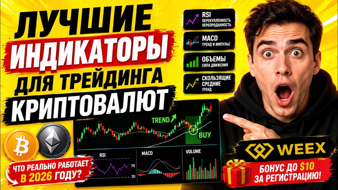 ЛУЧШИЕ ИНДИКАТОРЫ ДЛЯ ТРЕЙДИНГА КРИПТОВАЛЮТ: ЧТО РЕАЛЬНО РАБОТАЕТ В 2026?