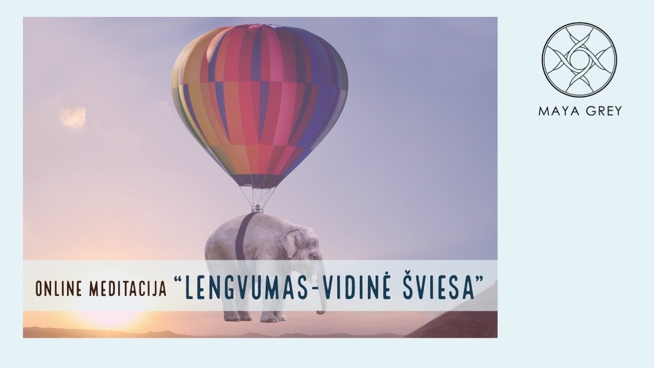 Ryto ar vakaro meditacija lietuviškai 