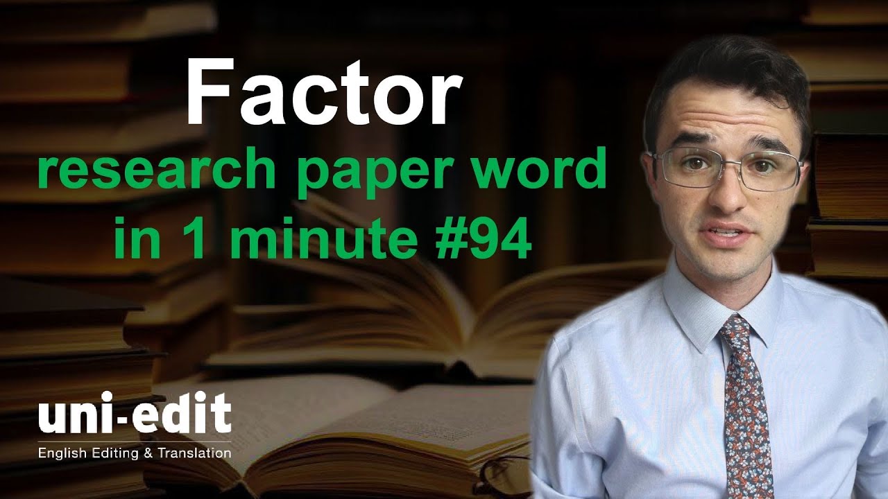 FACTOR definition, FACTOR in a sentence, FACTOR pronunciation, FACTOR meaning