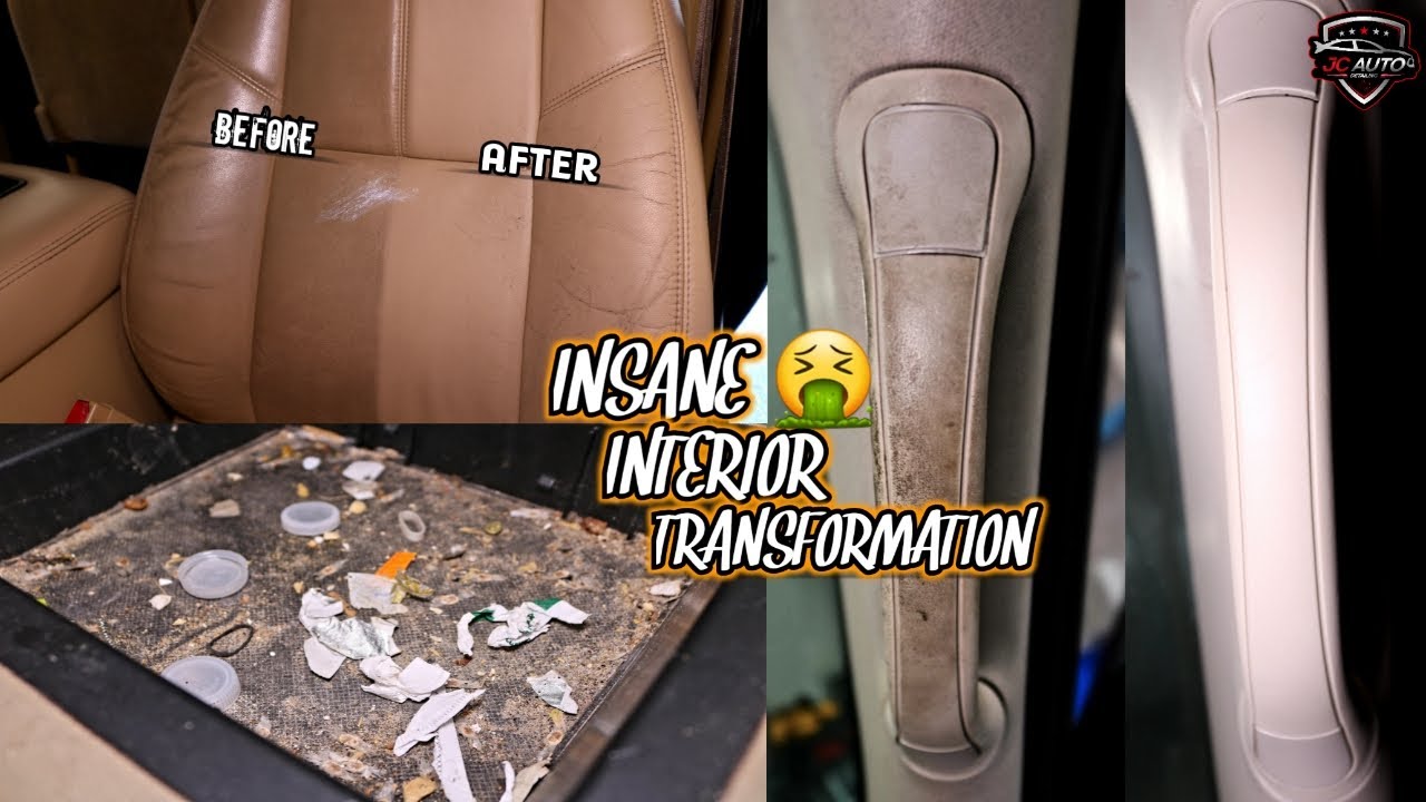 Deep Cleaning a Filthy Chevy Silverado | Interior Car Cleaning & Satisfying Transformation!!