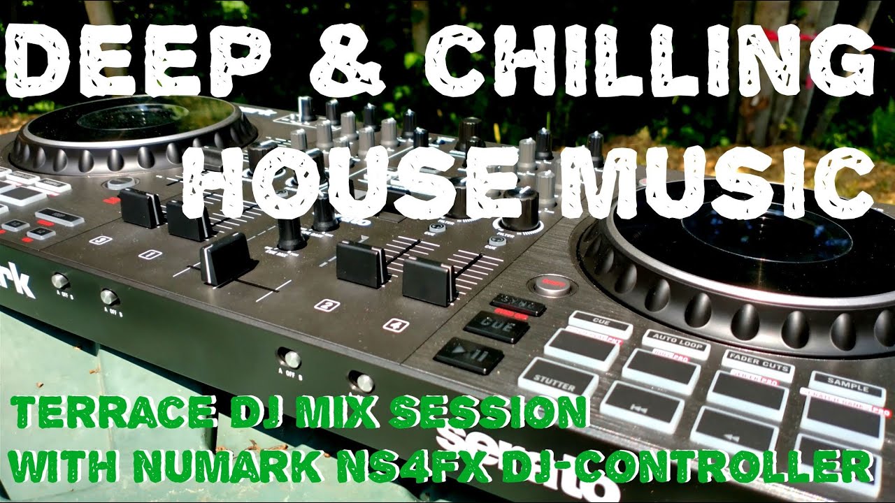 Terrace Evening Live Stream DJ Mix Deep House Music 2022 with Numark NS4FX DJ Controller