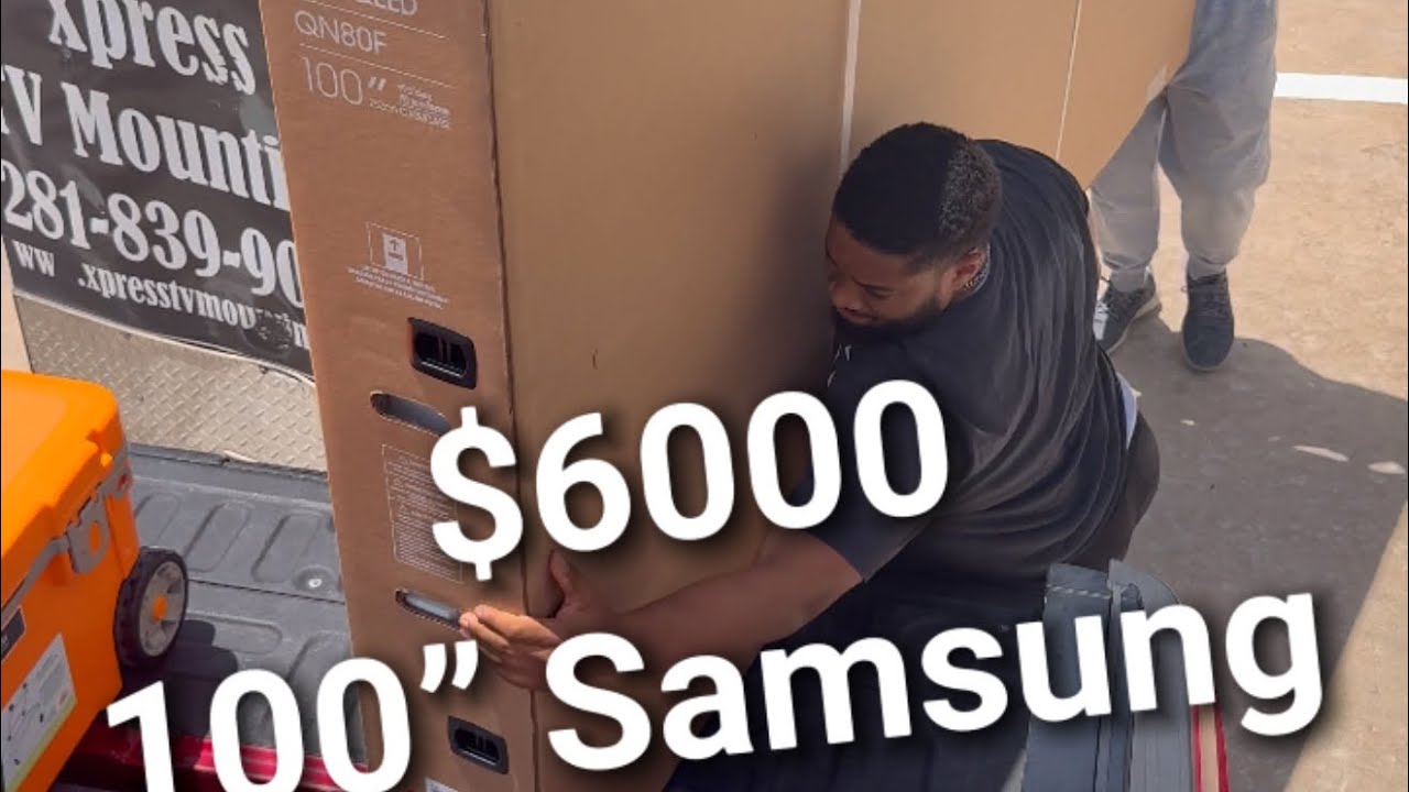 Would you spend $6000 on this 100” Samsung QN80? 