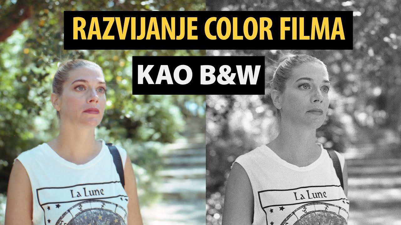 RAZVIJANJE COLOR FILMA KAO CRNO-BIJELI FILM - Kada color 35mm film razvijemo kao B&W film
