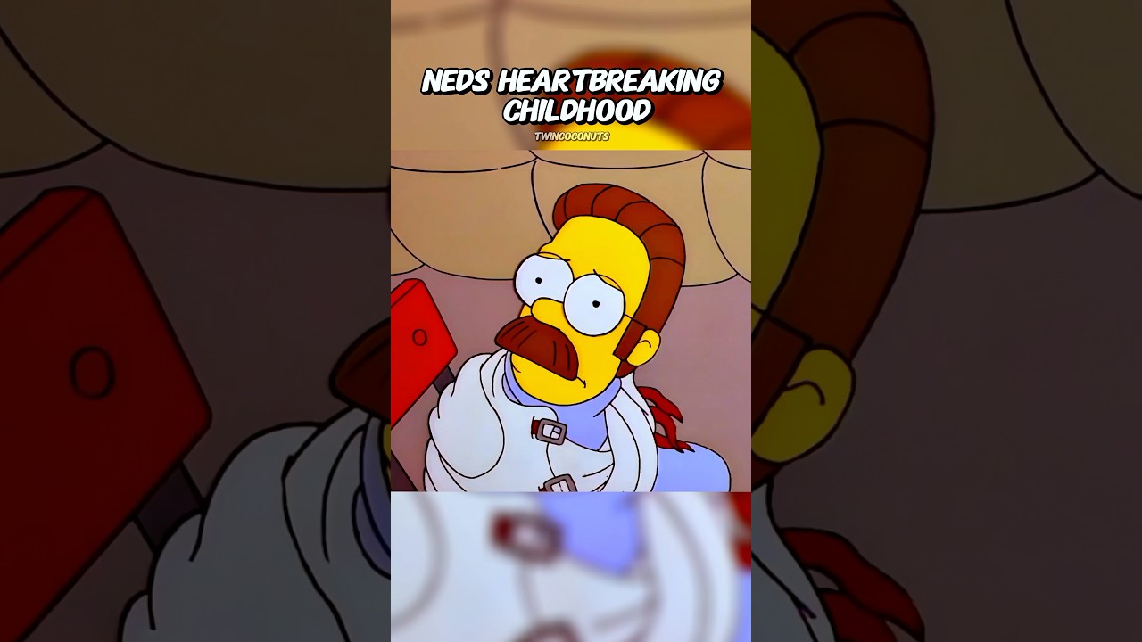 The Heartbreaking Childhood Of Ned Flanders 🥺😢 #simpsons #shorts