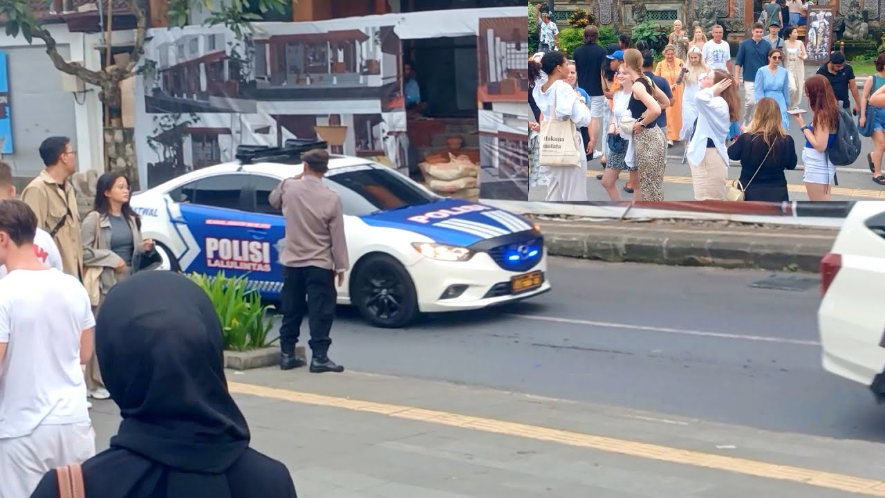 DI KAWAL KETAT ! KUNJUNGAN TAMU DELEGASI WWF BALI 2024 DI UBUD