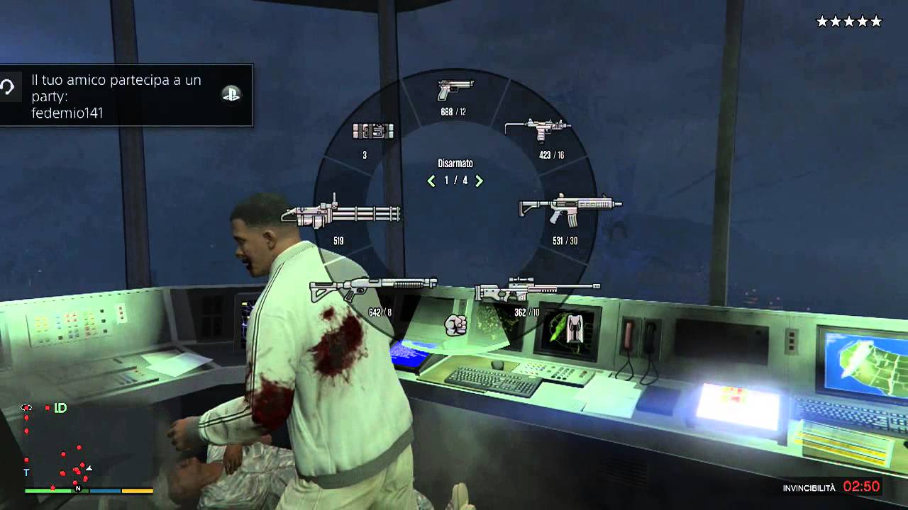 GTA 5 attacchiamo fort zancudo con i trucchi [PS4]