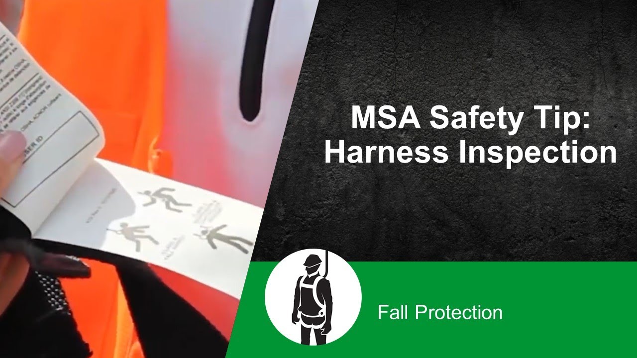 MSA Safety Tip: Harness Inspection