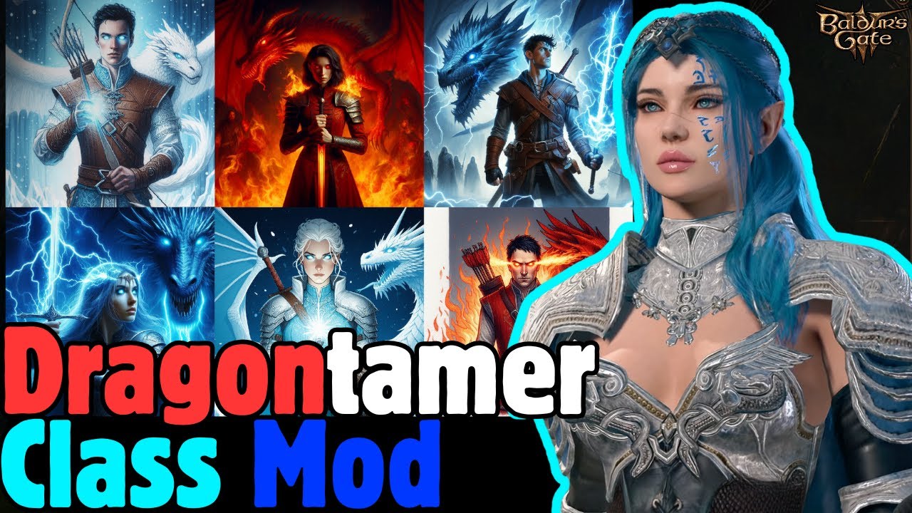 DRAGONTAMER CLASS MOD Build in Baldur's Gate 3