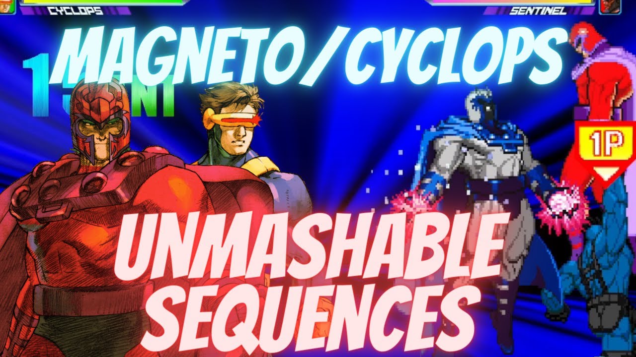 MvC2 - Magneto+Cyclops Unmashable Tempest Sequences