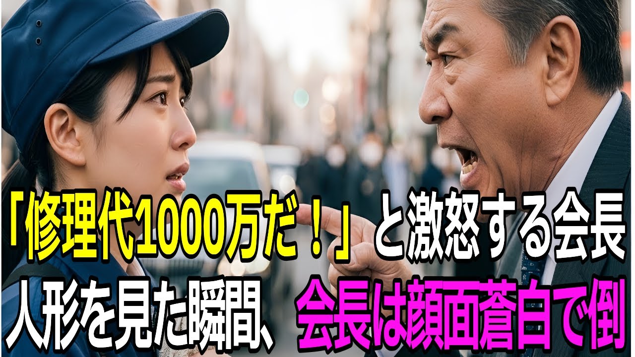 会長の車を傷つけた月収8万の配達員――ボロ人形の「18年前の正体」に会長が放った一言